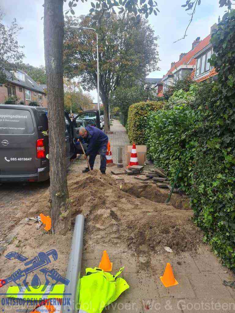 Graven riool Beverwijk