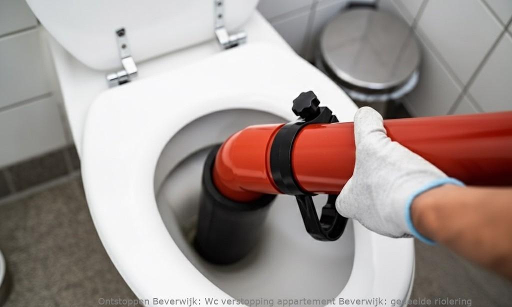 Wc verstopping appartement Beverwijk: gedeelde riolering